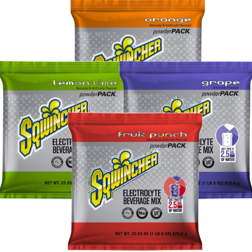 Sqwincher® Assorted Powder Pack Concentrate Electrolyte Beverage Mix, 23.83oz